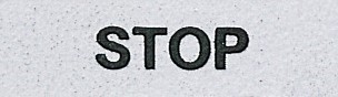 Accessory (STOP) Marked Legend Plate